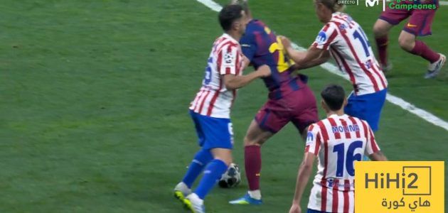 برشلونة استحق ركلة جزاء واضحة أمام أتلتيكو