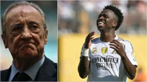 بيريز يفضل سياسة النعامة وترك ريال مدريد يغرق ! والسبب فينسيوس